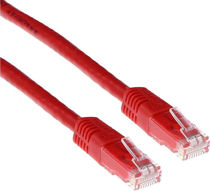 Produktbild CAT6A UTP 15m 15m Cat6a U/UTP (UTP) Rot Netzwerkkabel (U/UTP, CAT6a, 15 m)