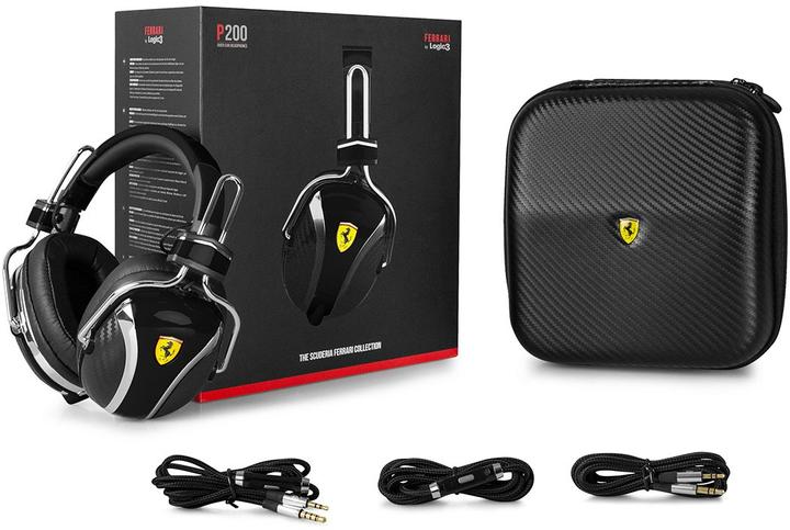 Image du produit Logic3 Ferrari by Scuderia P200, Écouteurs supra-auriculaires (Filaire)