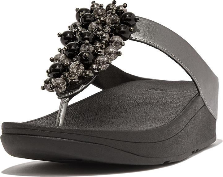 Actual product image Fitflop Fino Bauble Bead Toe Post Sandals (39)