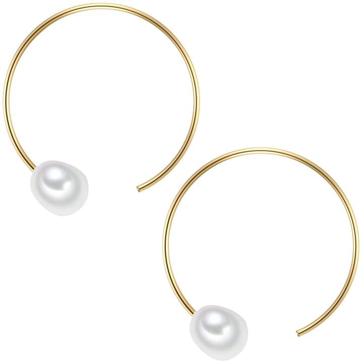 Produktbild Valero Pearls Damen Sterling Silber Süsswasser-Zuchtperle gelbgold - 28621 (Sterling Silber)