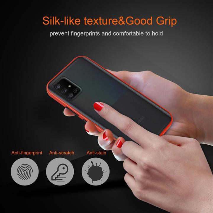 Actual product image Cadorabo Hybrid Matt Cover (Samsung Galaxy A71)
