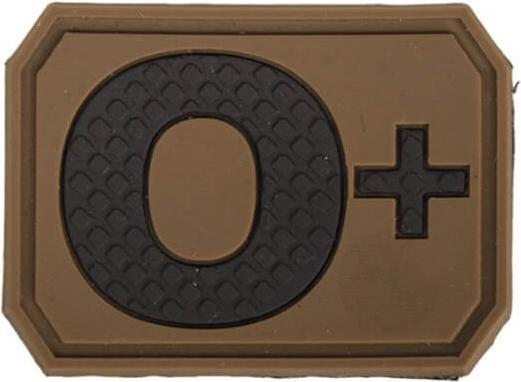 Actual product image Mil-tec Patch 3D blood groups