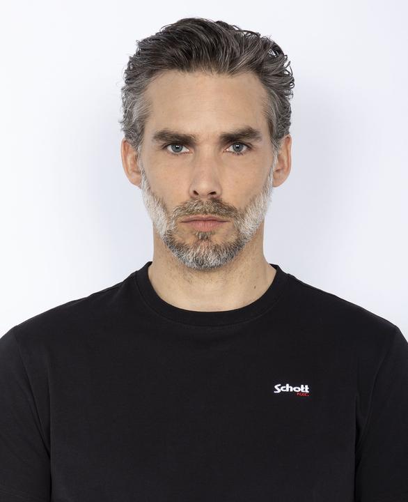 Image du produit Schott T-Shirt TSLOGOCASUAL Kurzarmshirt mit Front-Print (M)