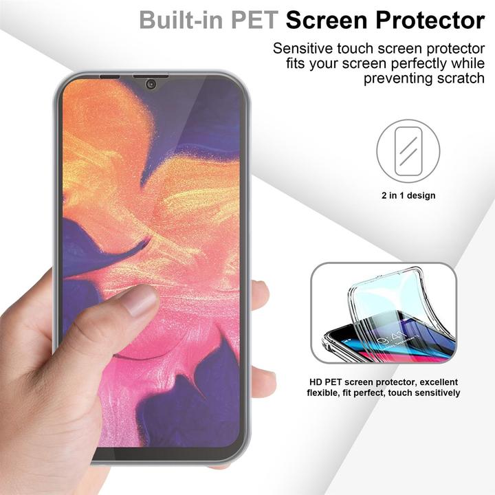 Actual product image Cadorabo TPU 360 Degree Case Cover (Samsung Galaxy A10, HTC One M10)