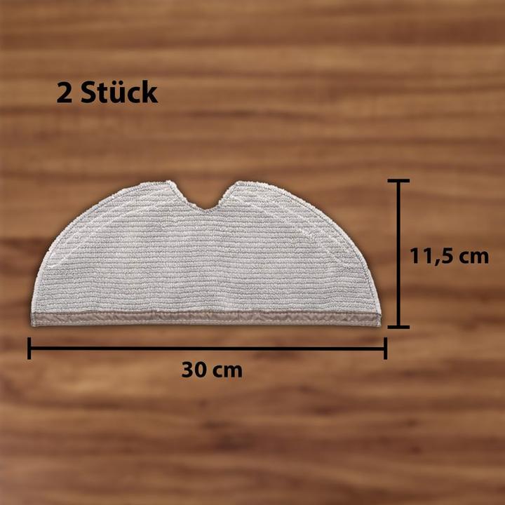 Image du produit Hermex Alternative Wischtücher für Roborock S5+S6 series Mop Aufsatz 2er Pack