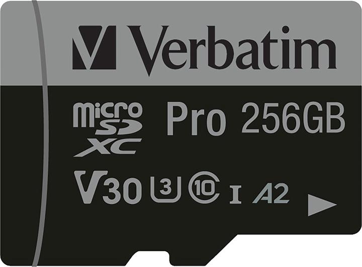 Verbatim microSDXC-Card (256 GB, microSDXC, U3, UHS-I)
