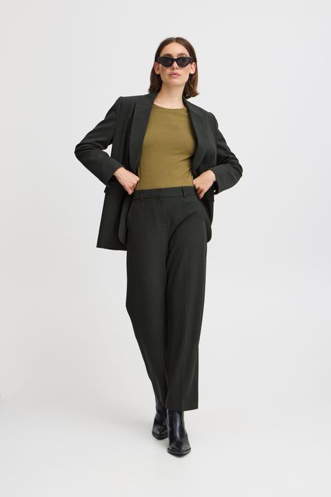 Actual product image B.young BYDANTA WIDE LEG PANTS 2 CROPPED 20815027 (40)