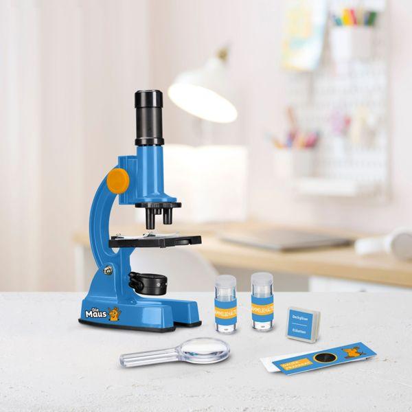 Actual product image DieMaus children's microscope set with case