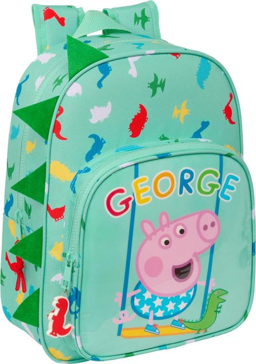 Peppa Pig Schulrucksack George Minze 26 x 34 x 11 cm