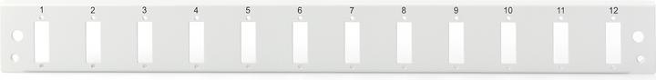 Actual product image Digitus Fiber Optic Splice Box Front Panel, quick lock, 12x SC DX, 1U