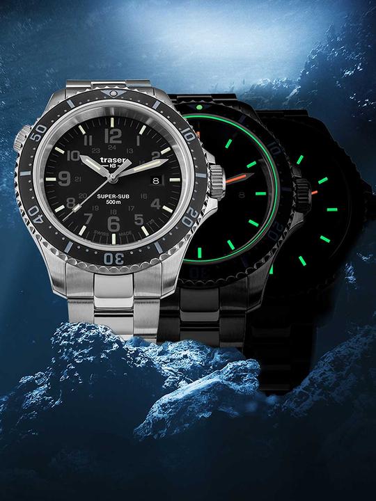 Actual product image Traser P67 SuperSub (Diving watch, 46 mm)
