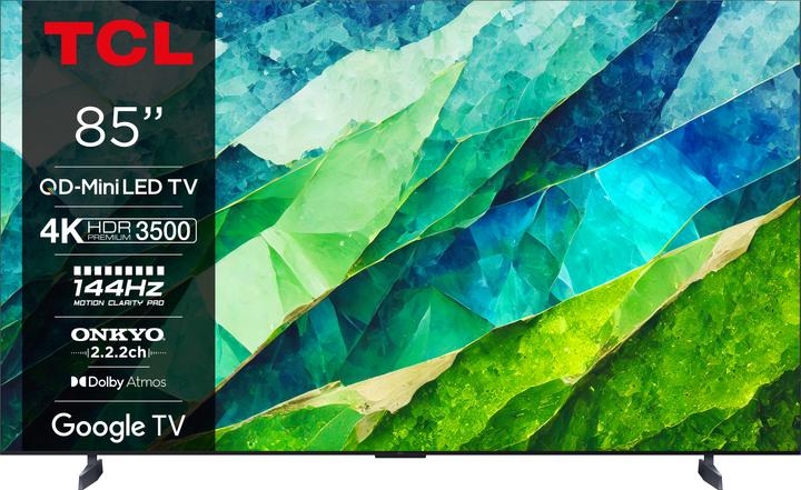TCL 85C855 (85", Mini-LED, 4K, 2024)