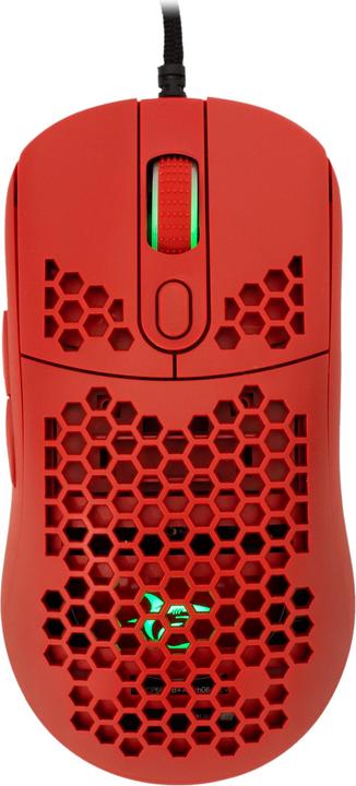 Image du produit White Shark Souris de jeu ultra légère Galahad Red, 72g (Filaire)