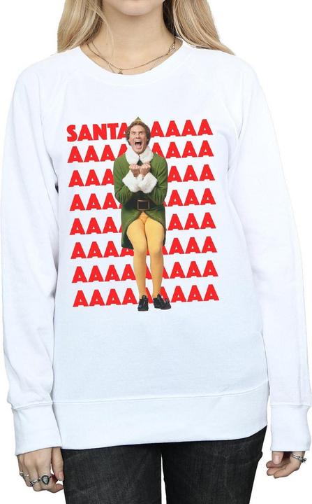 Elf Buddy Santa Scream Sweatshirt (XXL)