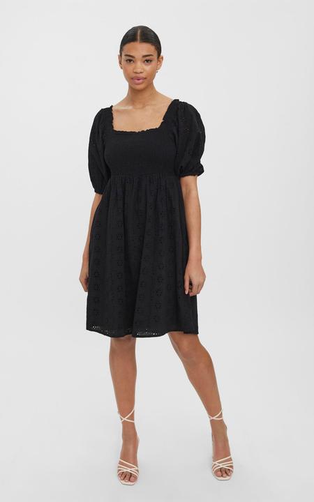 Produktbild Vero Moda Gesmoktes Broderie Anglaise Minikleid (XS)
