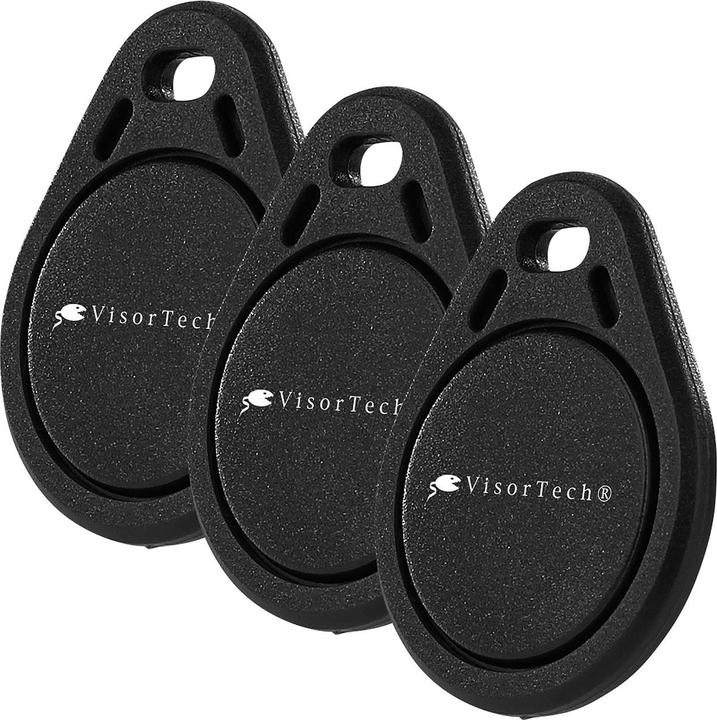 Produktbild VisorTech 3er-Set Transponder-Schlüssel für elektrische Tür-Schliesszylinder