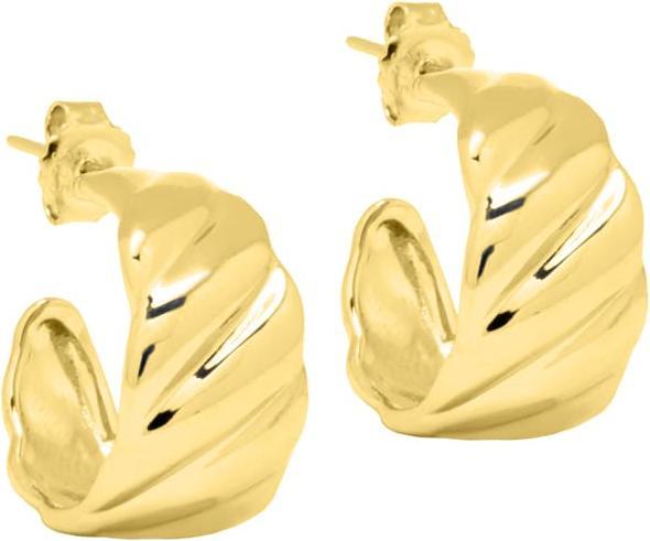 Candy Creoles Veron, Argento 925, placcato oro (Argento 925, Placcato oro 18k)