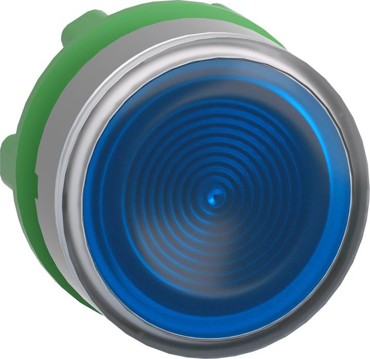 Actual product image Schneider Electric Illuminated pushbutton, front, grooved, ZB5AW363SC0
