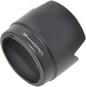 Actual product image JJC ET 74 (Tulp) Canon Zonnekap Zwart