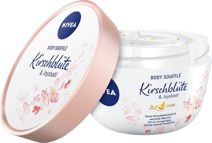 Produktbild NIVEA Body Soufflé Kirschblüte & Jojobaöl (Körpercreme, 200 ml)