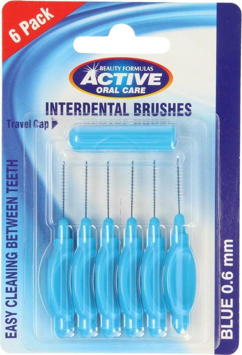 Beauty Formulas Active Oral Care - Interdental Brushes Interdental Cleaners 0.60Mm 6Pcs. (6 x, 0.60 mm)