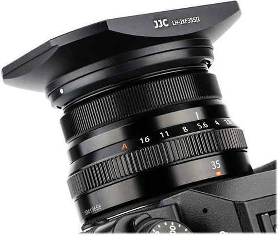 Actual product image JJC LH JXF35SII Zonnekap Zwart