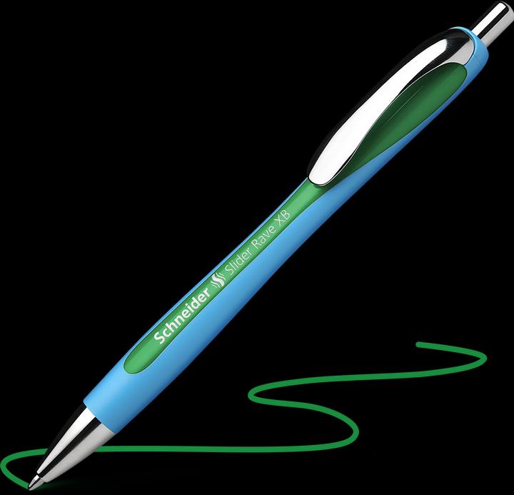 Actual product image Schneider Slider Rave XB (Green, Black, 1 x)