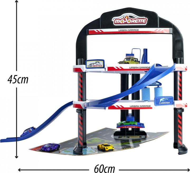 Actual product image Majorette Urban garage met 5 car's