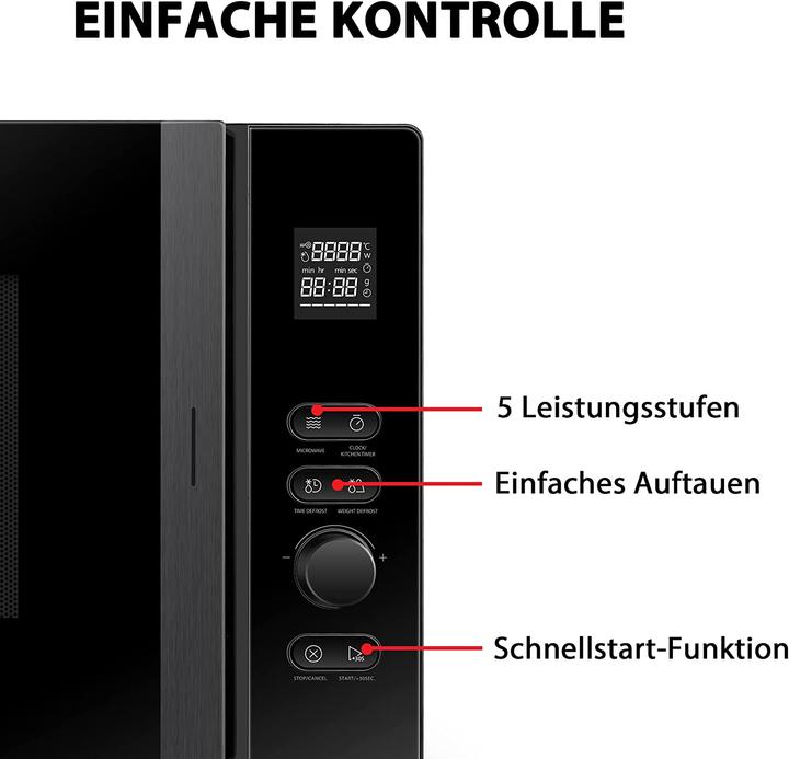 Produktbild Toshiba MV-AM20T(BK), Emaille-Garraum (20 l)