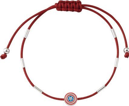 Disney Red textile bracelet Captain America Marvel BS00064RNRL.CS (11.50 cm)