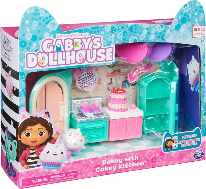 Actual product image Spin Master Gabby's Dollhouse Deluxe Room Cakey's Kitchen