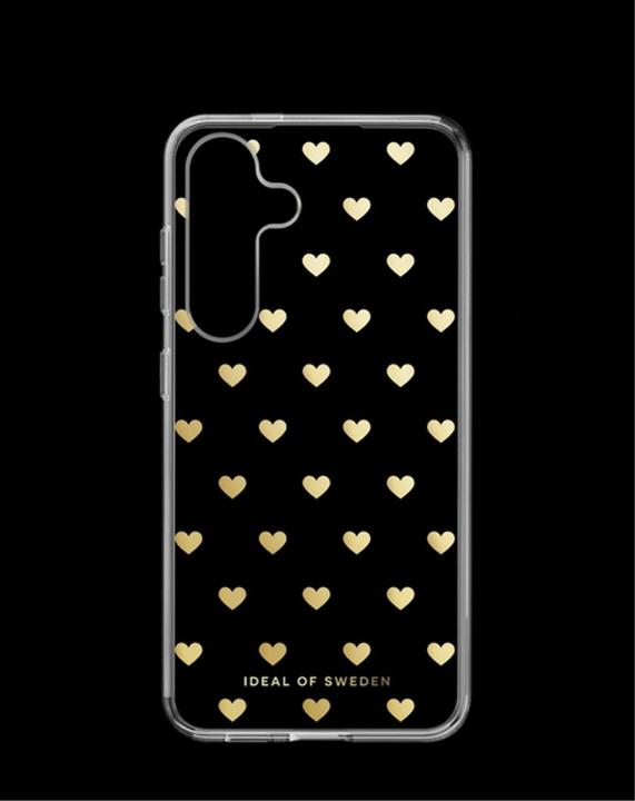 Produktbild iDeal Of Sweden Clear Case Mid - Golden Hearts (Samsung Galaxy S24)