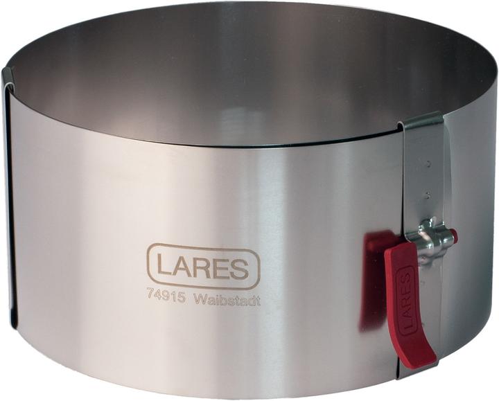 Produktbild Lares Tortenring mit Klemmhebel 7cm Edelstahl (17 cm)