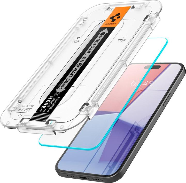 Image du produit Spigen Glas.TR EZ Fit (2 pièce(s), Apple iPhone 15)