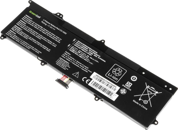 Image du produit ASUS Batterie Green Cell Cell C21-X202 pour X201E F201E VivoBook F202E Q200E S200E (4 cellules, 4500 mAh)