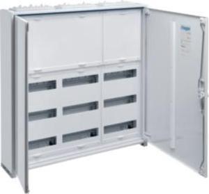 Produktbild Hager Feldverteiler AP univ. IP44 FWB53N 108PLE 3x5Reihen HS 150 800x800x161mm