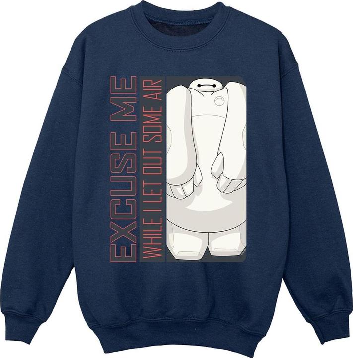 Disney Big Hero 6 Baymax Excuse Me Some Air Sweatshirt Mädchen