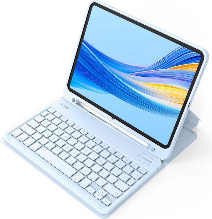 Inateck Keyboard iPad 04002 blue (KB04002 blue) (DE, Cable)
