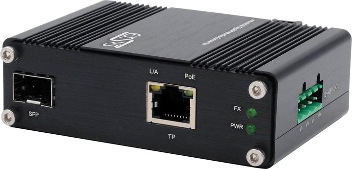 Produktbild Exsys Industrial PoE+ Media Konverter 60W (Media Konverter)