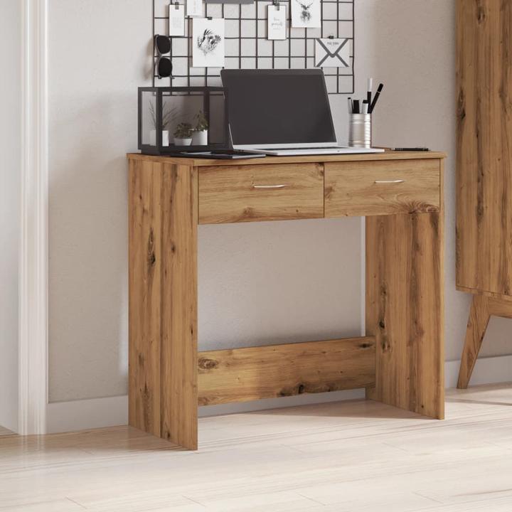 Actual product image VidaXL Schreibtisch Bürotisch Computertisch Arbeitstisch Tisch Artisan-Eiche (80 x 40 x 75 cm)