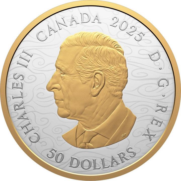 Actual product image Royal Canadian Mint Silber Water Dragon 5 oz PP - Teilvergoldet 2025 (999.90, 2025)