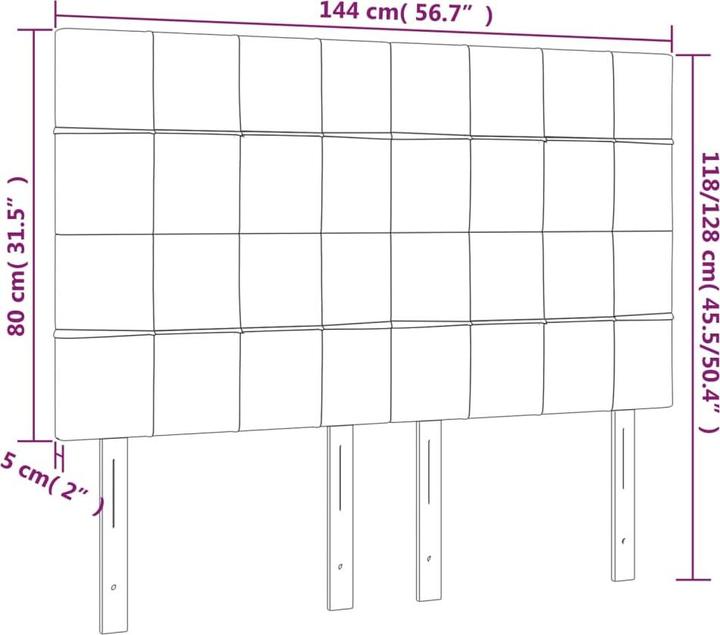 Produktbild VidaXL Brynleigh (144 x 5 x 128 cm)