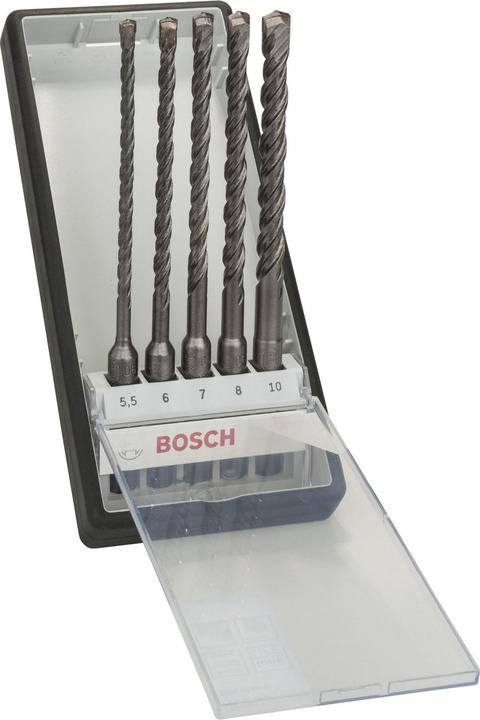Produktbild Bosch Professional Zubehör SDS plus-5 Hammerbohrer-Set, Robust Line, 5-tlg., 5,5–10 mm (5.5 mm, 6 mm, 7 mm, 8 mm, 10 mm)