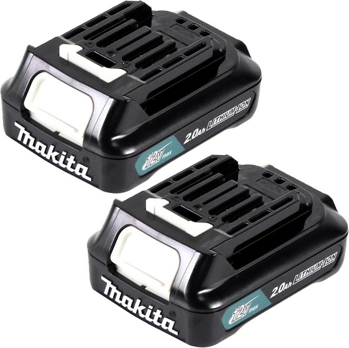Produktbild Makita Akku Power Set Li 12V mit 2x BL1021B Akku 2,0Ah ( 2x 197396-9 ) - Nachfolger von BL1020B (12 V)