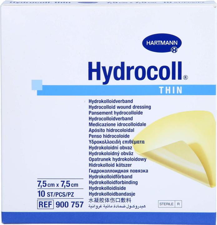 Actual product image IVF Hartmann thin hydocolloid verb (10 x)
