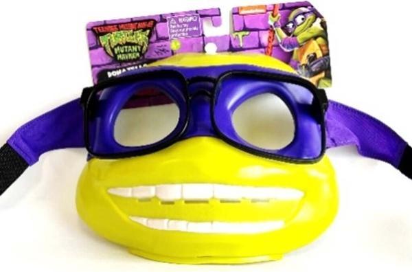 Productafbeelding Rubies Teenage Mutant Ninja Turtles 83563 Mutant Mayhem Michelangelo Rollenspel Masker. Ideaal cadeau voor