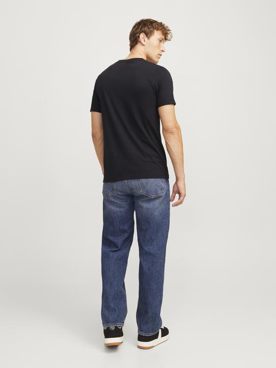 Immagine prodotto Jack & Jones Maglietta con scollo a V monocolore in confezione da 3 pezzi (L)