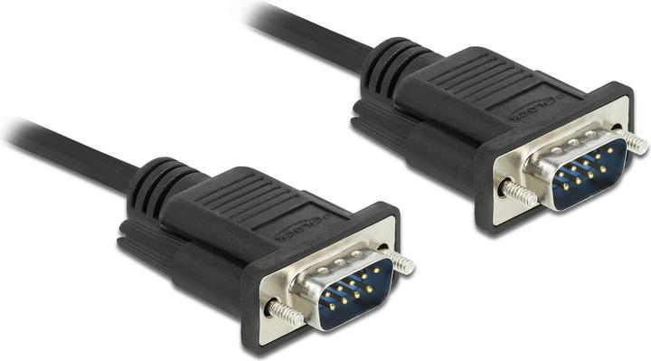 Actual product image Delock Connection cable RS-232 DB9, m-m 1 m (1 m, Industrial cables)