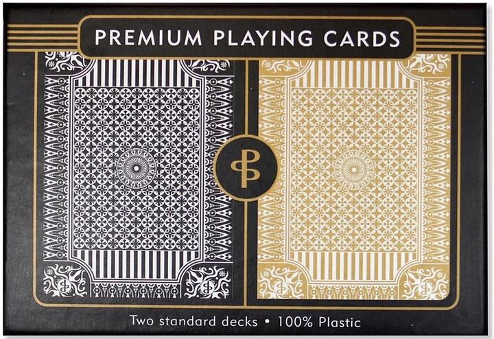 Produktbild Schwarz/goldene Spielkarten