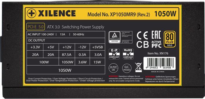 Produktbild Xilence Netzteil 1050W Performance X 80+ Gold Modular ATX3.0 (1050 W)